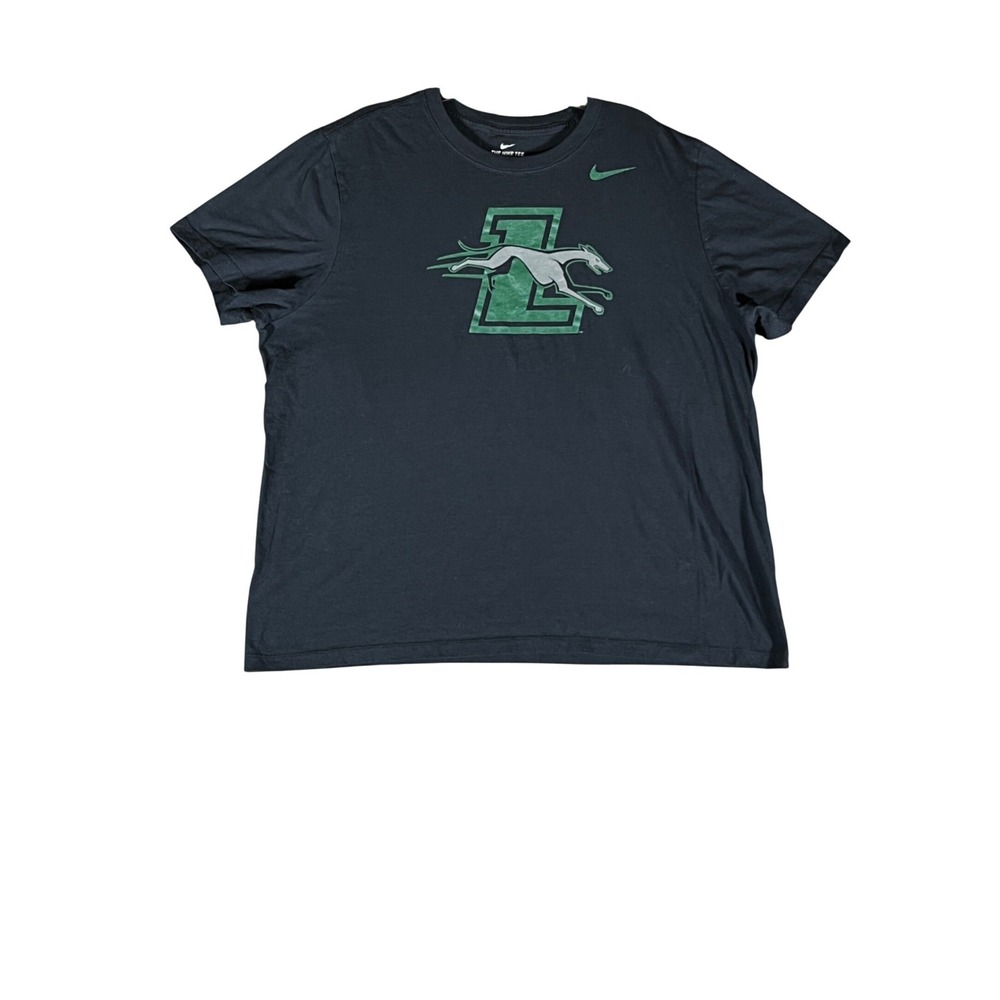 Nike Loyola Greyhounds Graphic Tee Mens XXL Black Short Sleeve Crew Neck Shirt